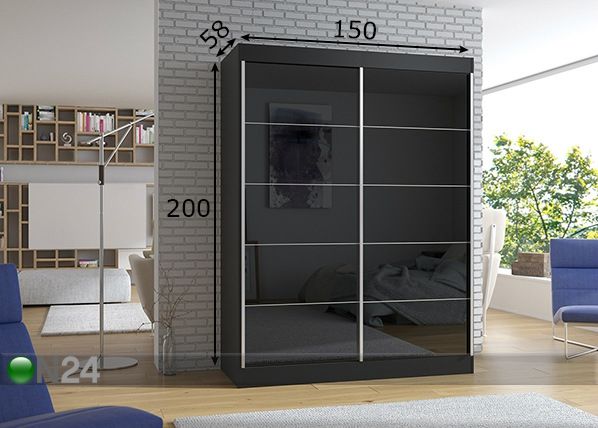 Шкаф-купе 150 cm размеры