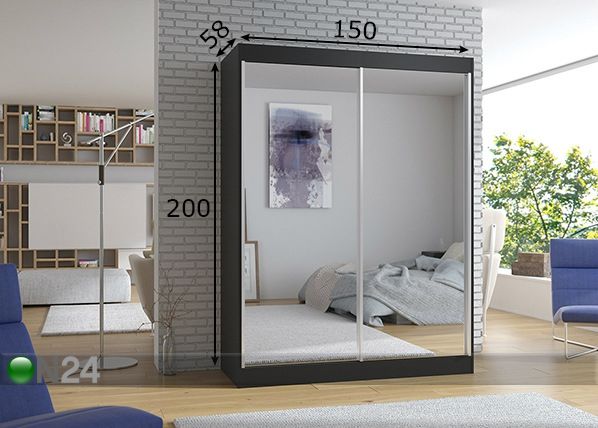 Шкаф-купе 150 cm размеры