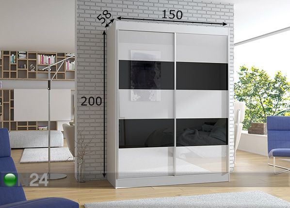 Шкаф-купе 150 cm размеры