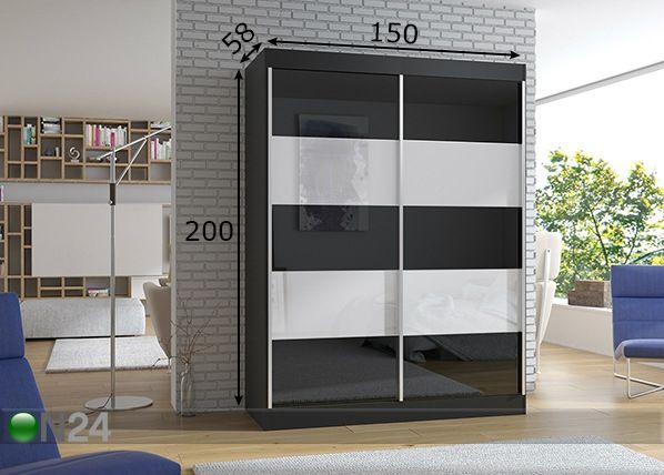 Шкаф-купе 150 cm размеры