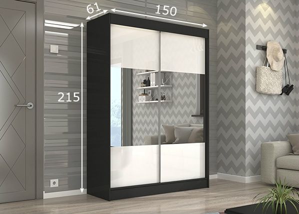 Шкаф-купе 150 cm размеры