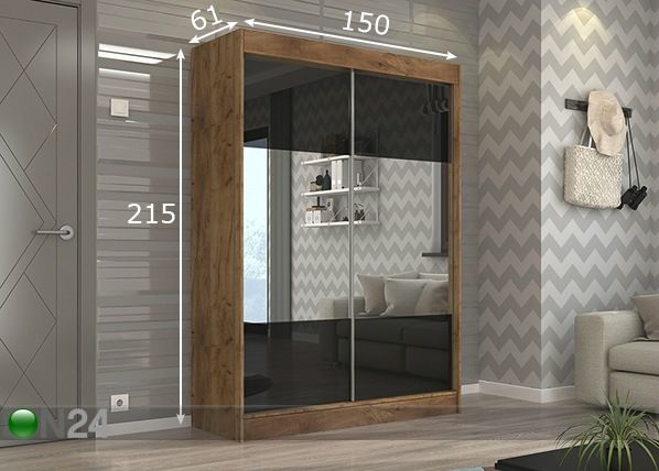 Шкаф-купе 150 cm размеры