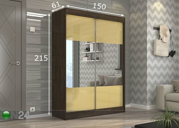 Шкаф-купе 150 cm размеры