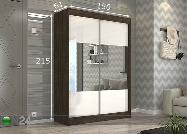 Шкаф-купе 150 cm размеры