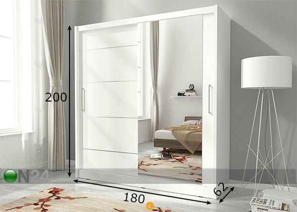 Шкаф-купе 180 cm размеры
