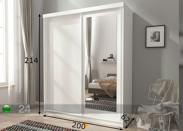 Шкаф-купе 200 cm размеры