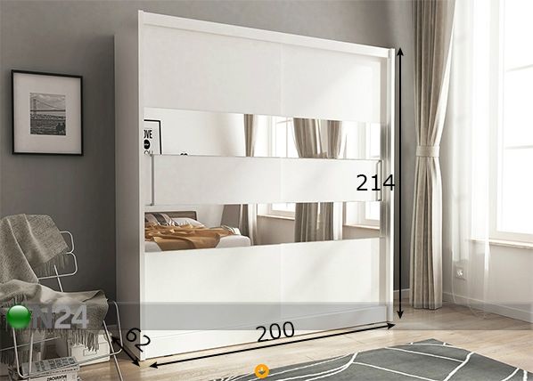 Шкаф-купе 200 cm размеры