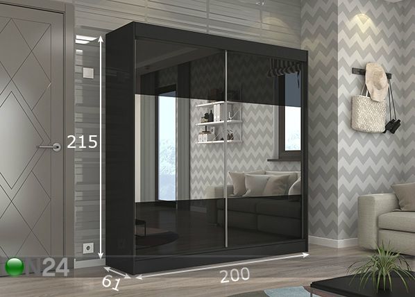 Шкаф-купе 200 cm размеры