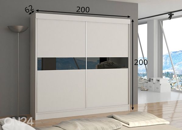 Шкаф-купе 200 cm размеры