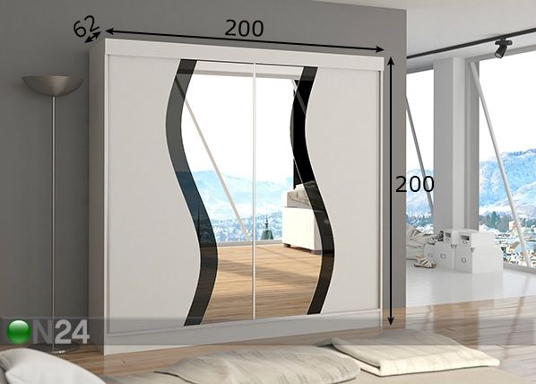 Шкаф-купе 200 cm размеры