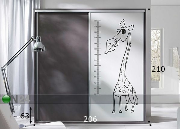 Шкаф-купе 206 cm размеры