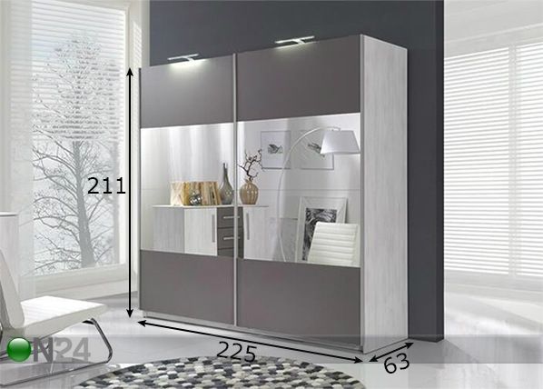 Шкаф-купе 225 cm размеры
