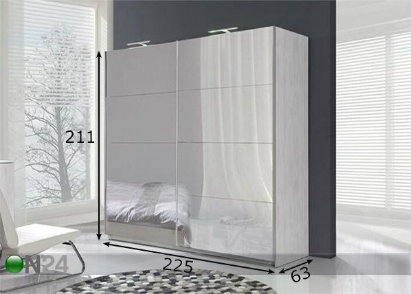 Шкаф-купе 225 cm размеры