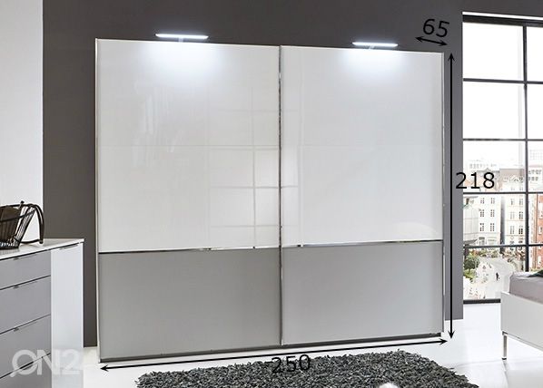 Шкаф-купе Arizona 250 cm размеры