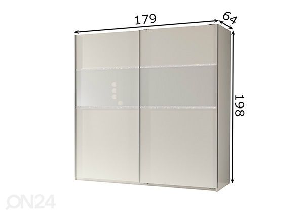 Шкаф-купе Blitz 179 cm размеры