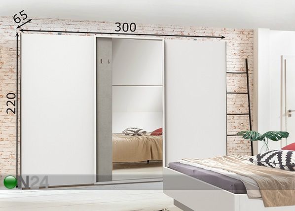 Шкаф-купе Chicago 300 cm размеры