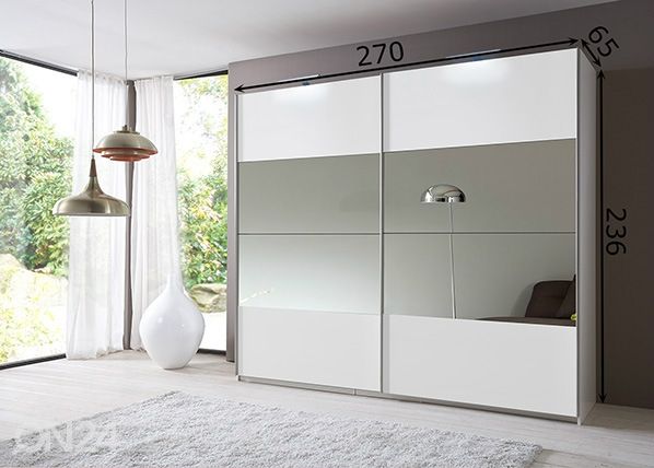 Шкаф-купе Easy Plus h236x270 cm размеры