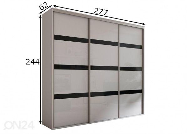 Шкаф-купе Grande 277 cm размеры
