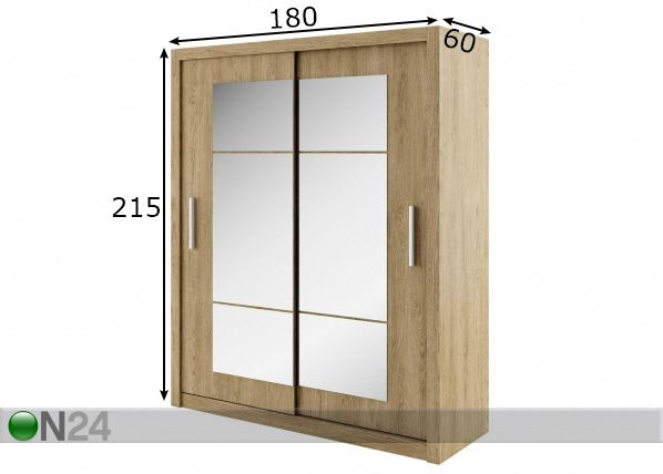 Шкаф-купе Idea 180cm размеры