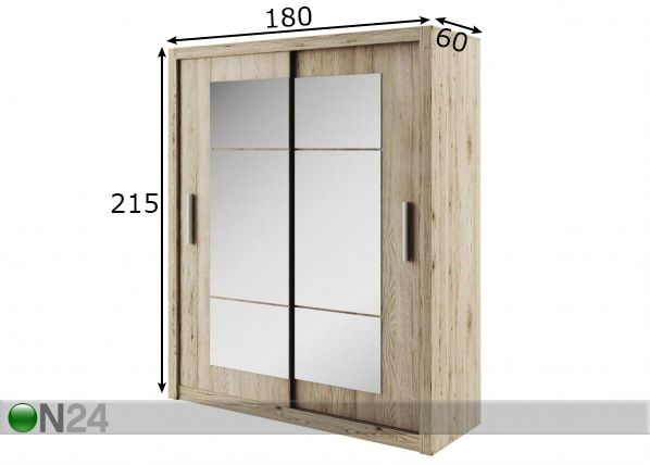 Шкаф-купе Idea 180cm размеры