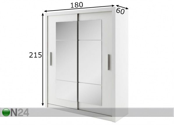 Шкаф-купе Idea 180cm размеры