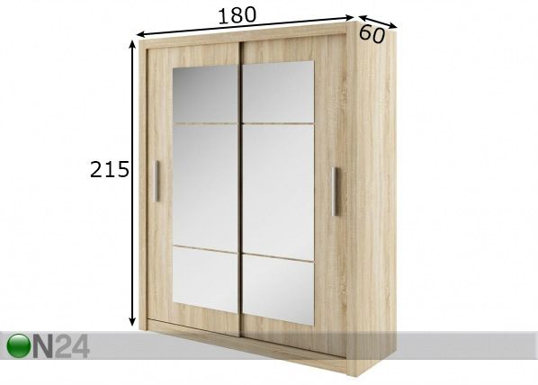 Шкаф-купе Idea 180cm размеры