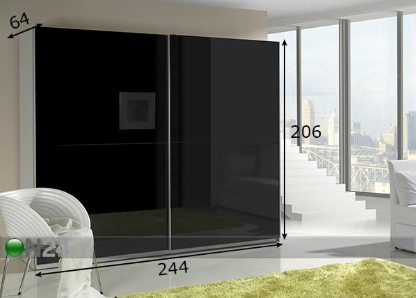 Шкаф-купе Lux 244 cm размеры