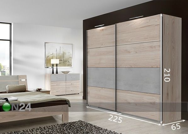 Шкаф-купе Neapel 225 cm размеры