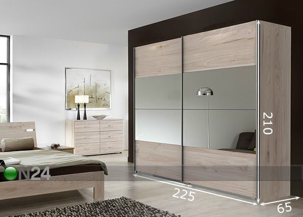 Шкаф-купе Neapel 225 cm размеры