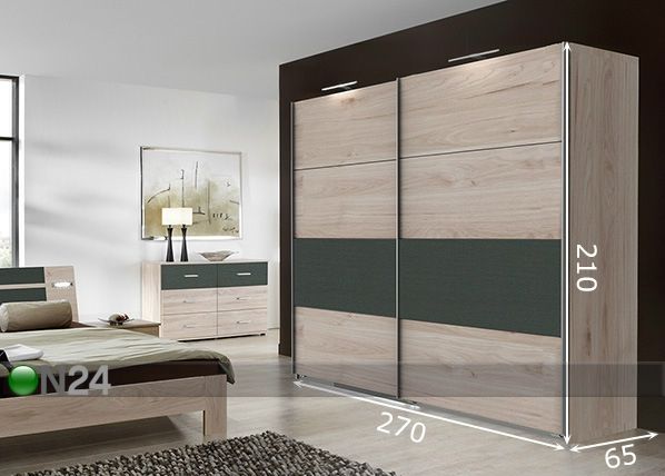 Шкаф-купе Neapel 270 cm размеры