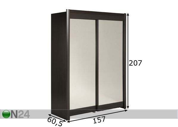 Шкаф-купе Phenix 157 cm размеры