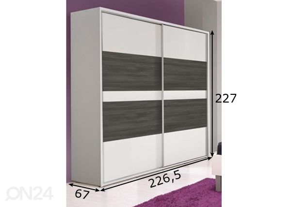 Шкаф-купе Pictor размеры