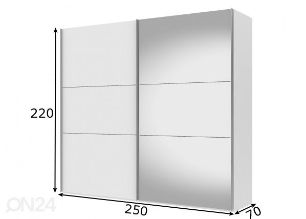 Шкаф-купе Save h220 cm размеры