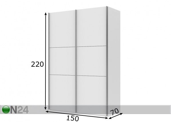Шкаф-купе Save h220 cm размеры