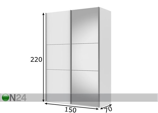 Шкаф-купе Save h220 cm размеры