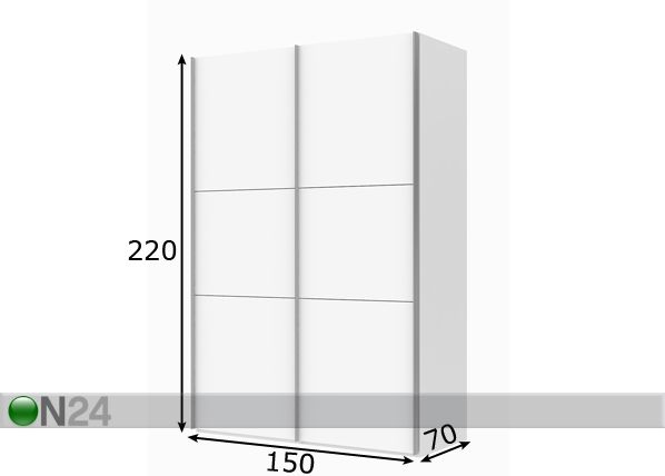 Шкаф-купе Save h220 cm размеры