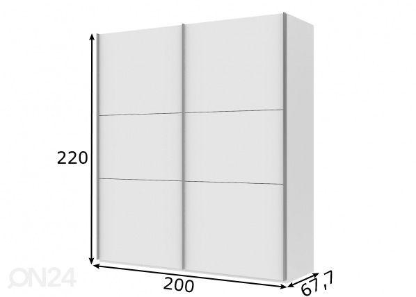 Шкаф-купе Save h220 cm размеры