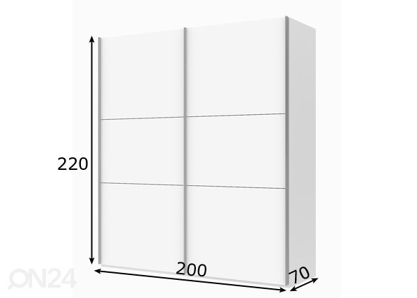 Шкаф-купе Save h220 cm размеры