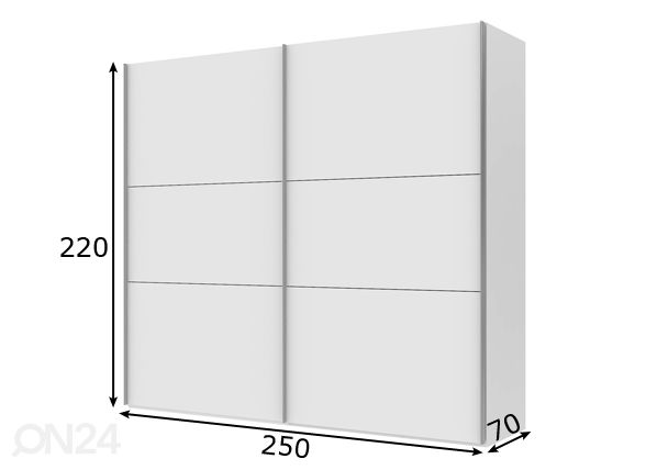 Шкаф-купе Save h220 cm размеры