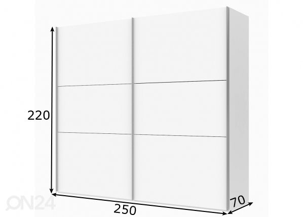 Шкаф-купе Save h220 cm размеры