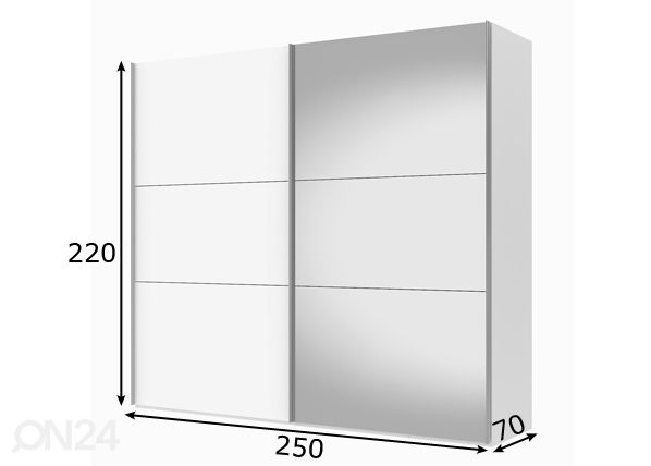 Шкаф-купе Save h220 cm размеры