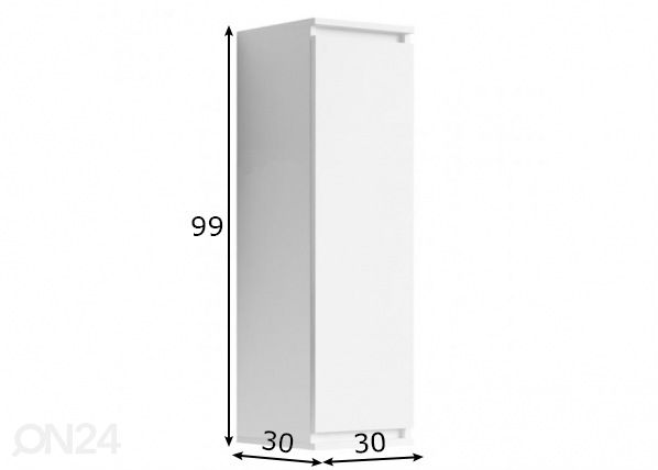 Шкаф настенный 30 cm размеры