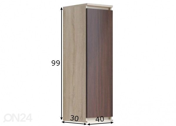 Шкаф настенный 40 cm размеры