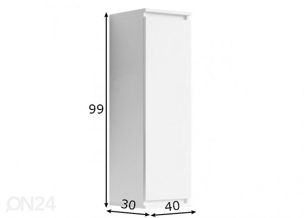 Шкаф настенный 40 cm размеры