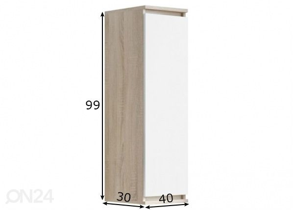 Шкаф настенный 40 cm размеры