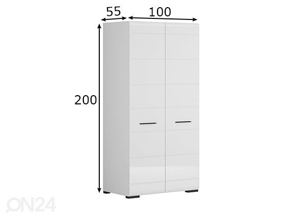Шкаф платяной 100 cm размеры