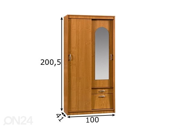 Шкаф платяной размеры