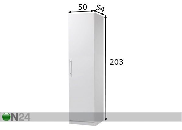 Шкаф платяной 50 cm размеры
