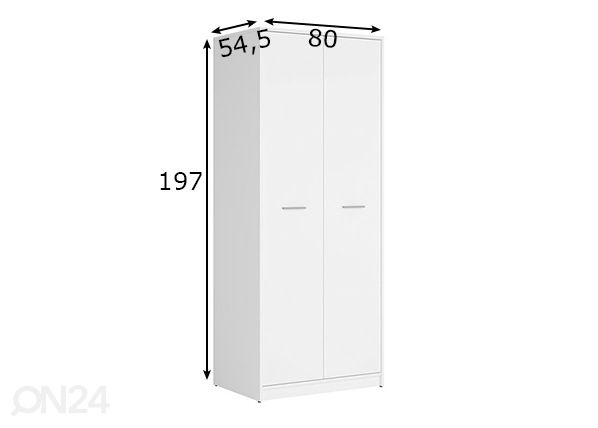 Шкаф платяной 80 cm размеры