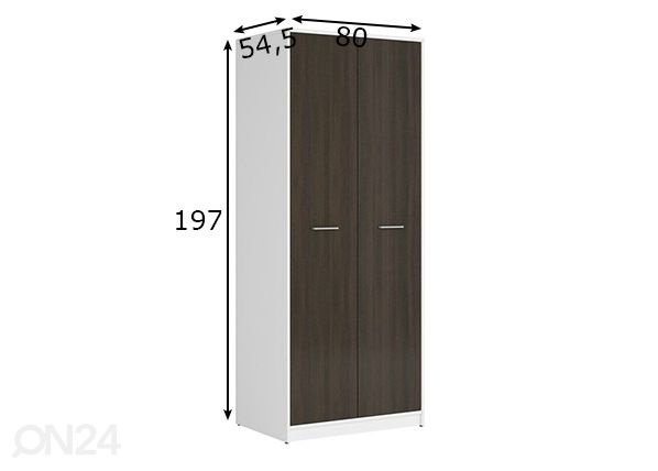 Шкаф платяной 80 cm размеры
